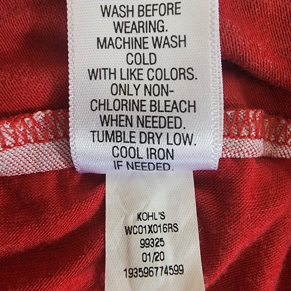 Women's Red Croft & Barrow Stretch Skort, Size 8 Regular - Picture 8 of 9